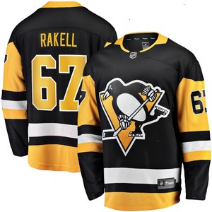 Rickard Rakell Pittsburgh Penguins Fanatics Branded Home Breakaway Player Jersey - Black