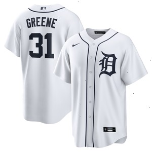 Riley Greene Detroit Tigers Nike Replica Player Jersey - White