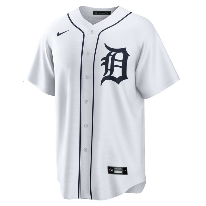 Riley Greene Detroit Tigers Nike Replica Player Jersey - White