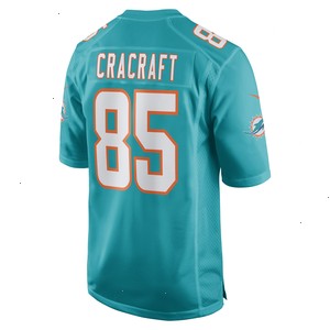 River Cracraft Miami Dolphins Nike Game Player Jersey - Aqua