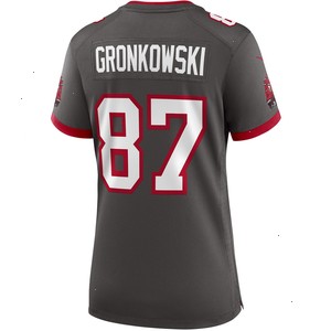 Rob Gronkowski Tampa Bay Buccaneers Nike Women's Alternate Game Jersey - Pewter