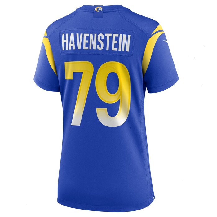 Rob Havenstein Los Angeles Rams Nike Women's Game Jersey - Royal