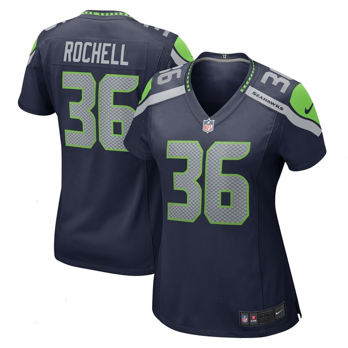 Robert Rochell Seattle Seahawks Nike Women's Team Game Jersey - College Navy