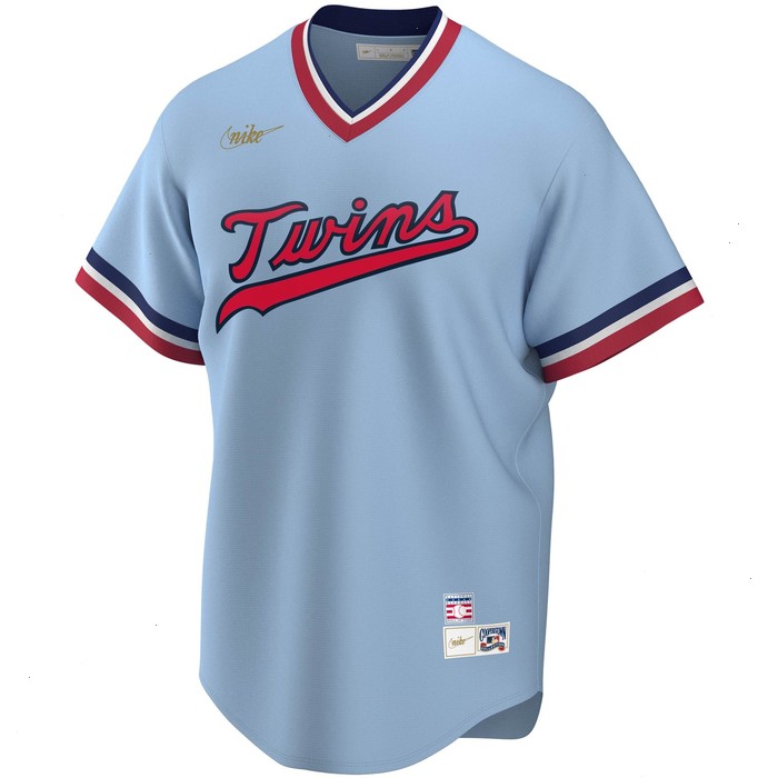 Rod Carew Minnesota Twins Nike Road Cooperstown Collection Player Jersey - Light Blue