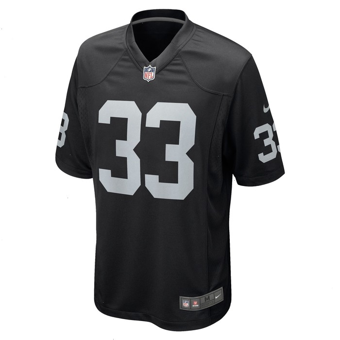 Roderic Teamer Las Vegas Raiders Nike Game Jersey - Black