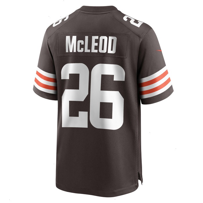 Rodney McLeod Cleveland Browns Nike Team Game Jersey - Brown