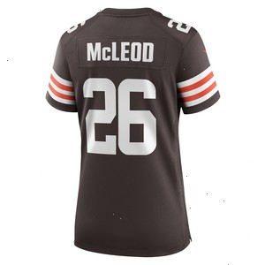 Rodney McLeod Cleveland Browns Nike Women's Team Game Jersey - Brown