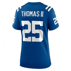 Rodney Thomas II Indianapolis Colts Nike Women's Game Player Jersey - Royal