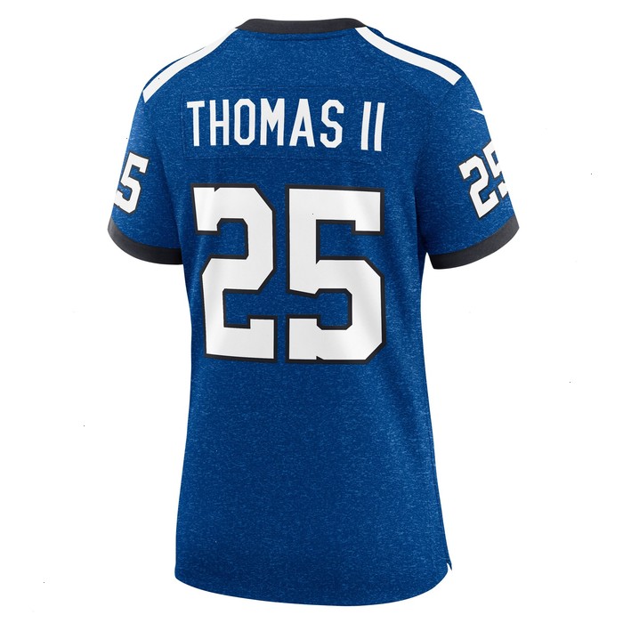 Rodney Thomas II Indianapolis Colts Nike Women's Indiana Nights Alternate Game Jersey - Royal