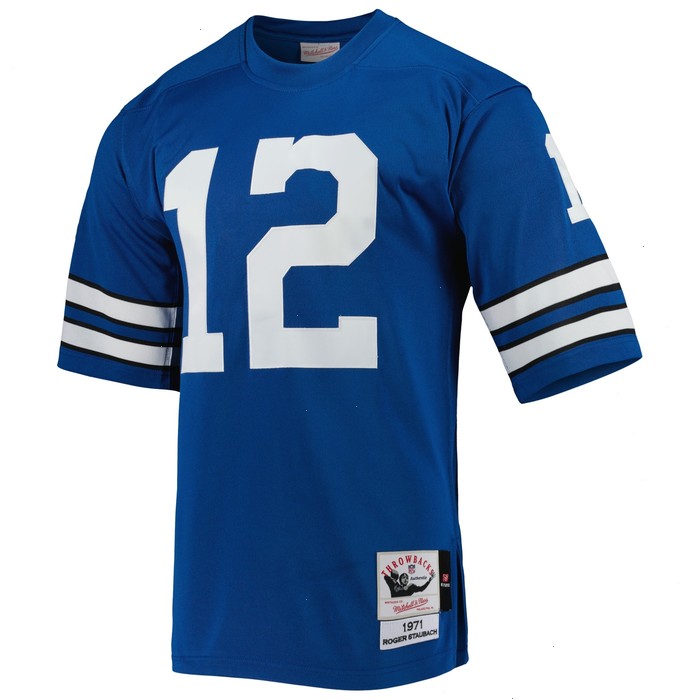 Roger Staubach Dallas Cowboys Mitchell & Ness 1971 Authentic Retired Player Jersey - Royal