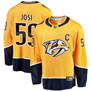 Roman Josi Nashville Predators Fanatics Branded Breakaway Player Jersey - Gold