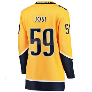 Roman Josi Nashville Predators Fanatics Branded Women's Premier Breakaway Player Jersey - Gold