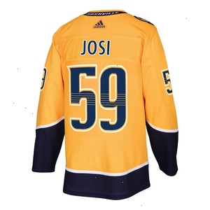 Roman Josi Nashville Predators adidas Home Authentic Player Jersey - Gold