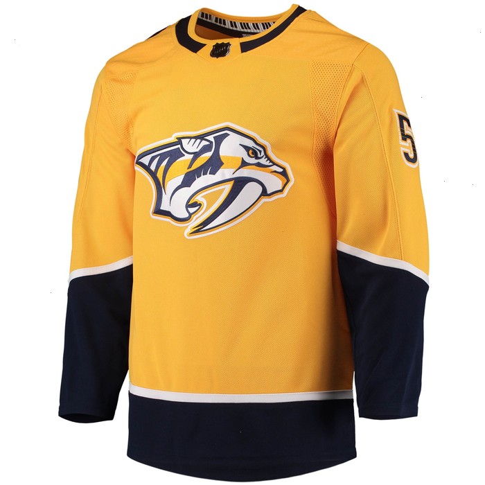 Roman Josi Nashville Predators adidas Home Primegreen Authentic Pro Player Jersey - Gold