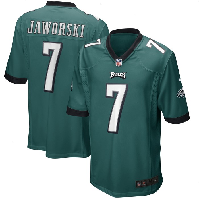 Ron Jaworski Philadelphia Eagles Nike Game Retired Player Jersey - Midnight Green