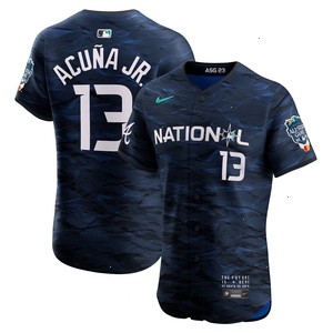 Ronald Acuña Jr. National League Nike 2023 MLB All-Star Game Vapor Premier Elite Player Jersey - Royal