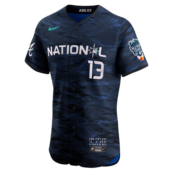 Ronald Acuña Jr. National League Nike 2023 MLB All-Star Game Vapor Premier Elite Player Jersey - Royal