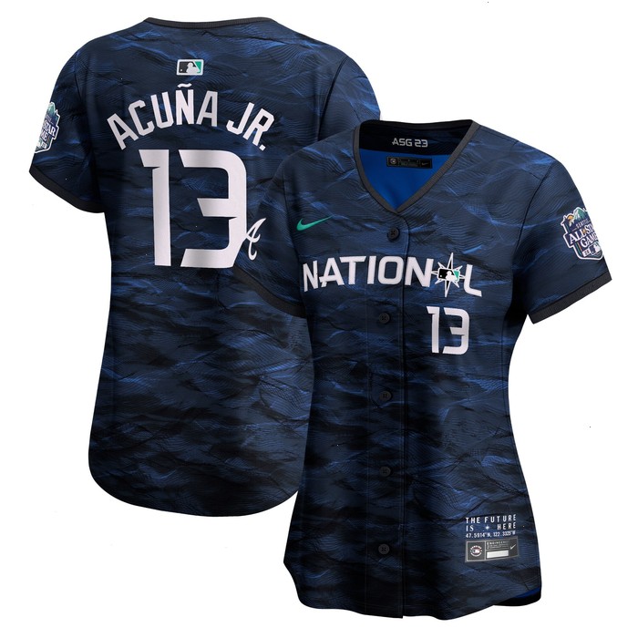 Ronald Acuña Jr. National League Nike Women's 2023 MLB All-Star Game Limited Player Jersey - Royal