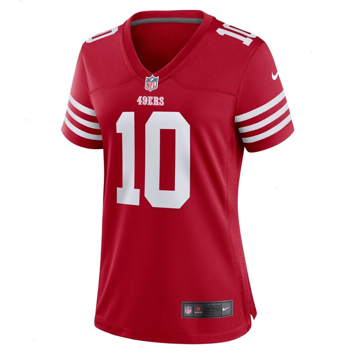 Ronnie Bell San Francisco 49ers Nike Women's Team Game Jersey - Scarlet