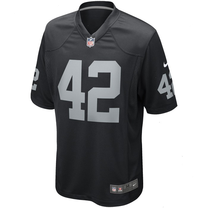 Ronnie Lott Las Vegas Raiders Nike Game Retired Player Jersey - Black