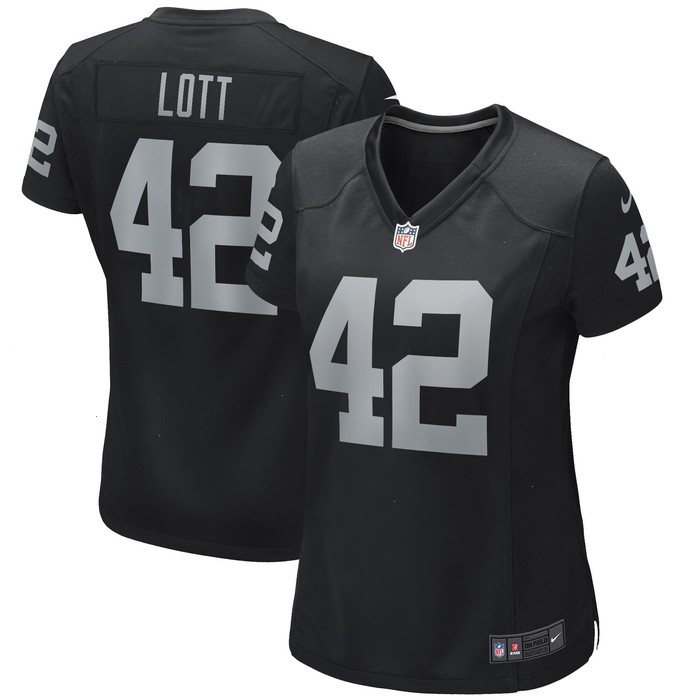 Ronnie Lott Las Vegas Raiders Nike Women's Game Retired Player Jersey - Black