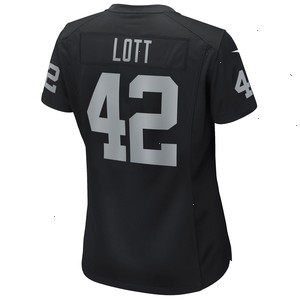 Ronnie Lott Las Vegas Raiders Nike Women's Game Retired Player Jersey - Black