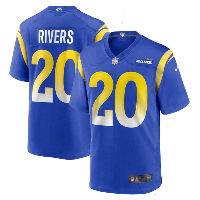 Ronnie Rivers Los Angeles Rams Nike Team Game Jersey - Royal