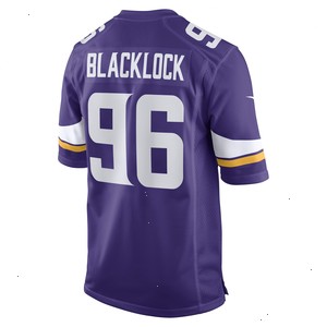 Ross Blacklock Minnesota Vikings Nike Game Player Jersey - Purple