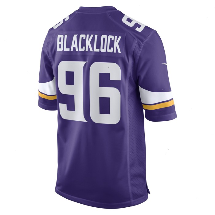 Ross Blacklock Minnesota Vikings Nike Game Player Jersey - Purple