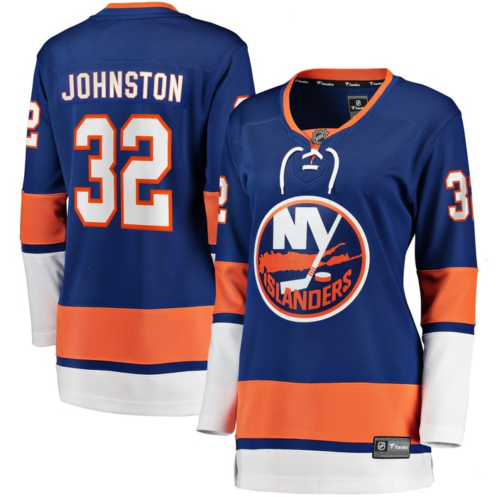 Ross Johnston New York Islanders Fanatics Branded Women's Home Breakaway Player Jersey - Royal