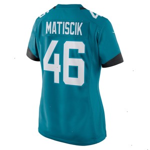 Ross Matiscik Jacksonville Jaguars Nike Women's Game Jersey - Teal