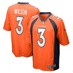 Russell Wilson Denver Broncos Nike Game Jersey - Orange