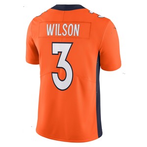 Russell Wilson Denver Broncos Nike Team Vapor Limited Jersey - Orange