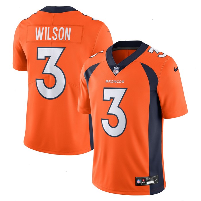 Russell Wilson Denver Broncos Nike  Vapor Untouchable Limited Jersey - Orange