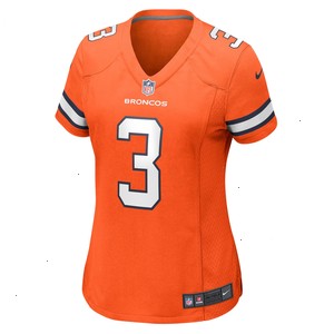 Russell Wilson Denver Broncos Nike Women's Player Game Jersey - Orange