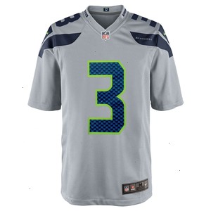 Russell Wilson Seattle Seahawks Nike Alternate Game Jersey - Gray