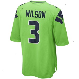 Russell Wilson Seattle Seahawks Nike Alternate Game Jersey - Neon Green