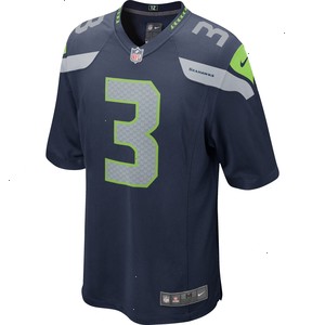 Russell Wilson Seattle Seahawks Nike Game Jersey - College Navy