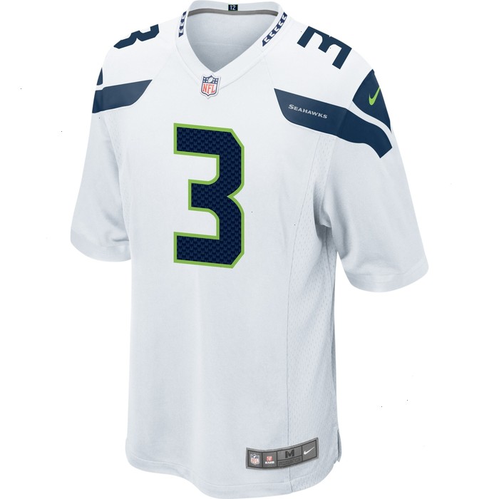 Russell Wilson Seattle Seahawks Nike Game Jersey - White