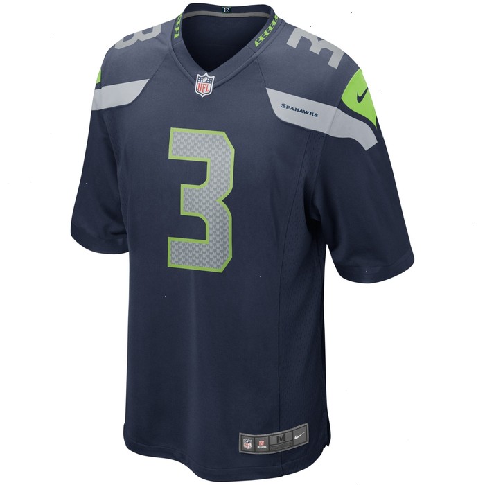 Russell Wilson Seattle Seahawks Nike Game Player Jersey - College Navy