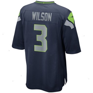 Russell Wilson Seattle Seahawks Nike Game Player Jersey - College Navy