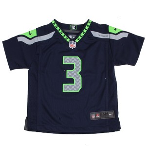 Russell Wilson Seattle Seahawks Nike Infant Team Color Game Jersey - College Navy