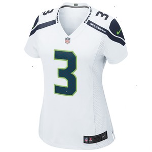 Russell Wilson Seattle Seahawks Nike Women's Game Jersey - White