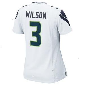 Russell Wilson Seattle Seahawks Nike Women's Game Jersey - White