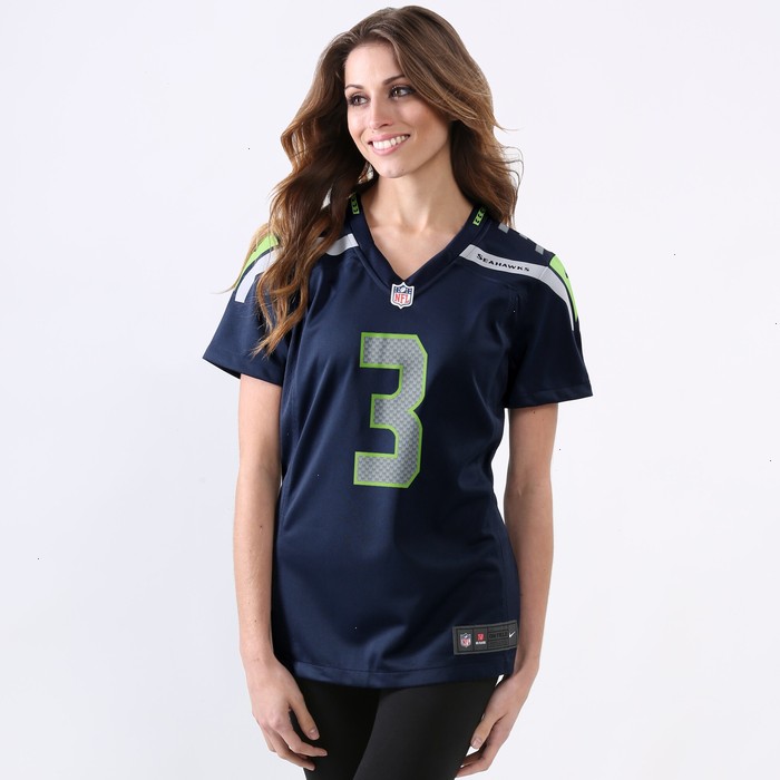 Russell Wilson Seattle Seahawks Nike Women's Game Player Jersey - College Navy