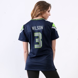 Russell Wilson Seattle Seahawks Nike Women's Game Player Jersey - College Navy