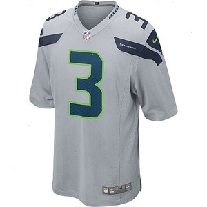 Russell Wilson Seattle Seahawks Nike Youth Alternate Game Jersey - Gray