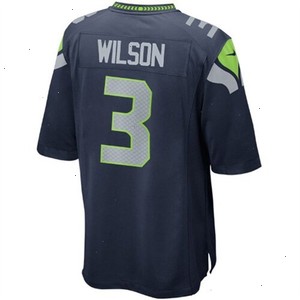 Russell Wilson Seattle Seahawks Nike Youth Team Color Game Jersey - College Navy