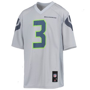 Russell Wilson Seattle Seahawks Youth Replica Player Jersey - Gray