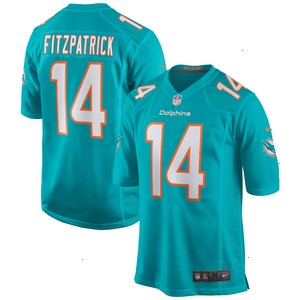 Ryan Fitzpatrick Miami Dolphins Nike Game Jersey - Aqua